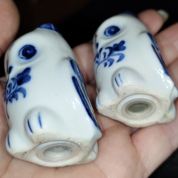 Vintage Owl Salt Pepper Shakers - Picture 5 of 5